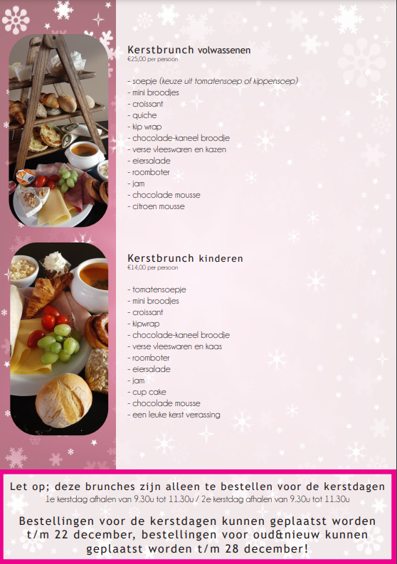 2024 Kerstbrunch