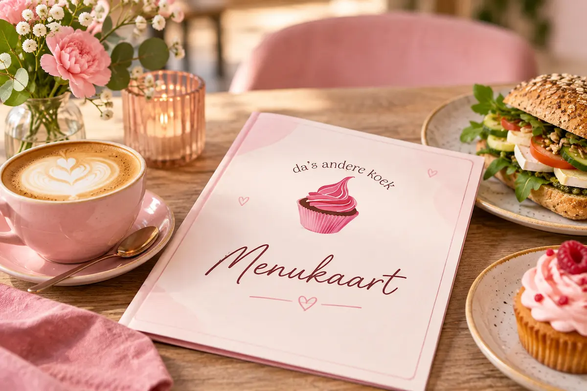 Menukaart van Da’s andere koek